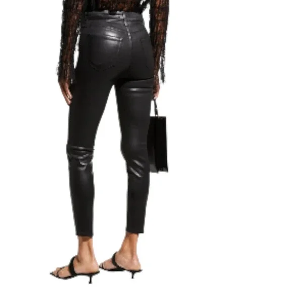 L'AGENCE Black Coated High Rise Skinny Jeans‎ Size 30 - Picture 3 of 8